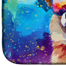 Load image into Gallery viewer, Pomeranian Hippie Dawg Dish Drying Mat
