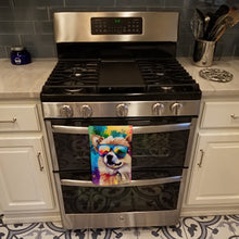 Load image into Gallery viewer, Pomeranian Hippie Dawg Kitchen Towel