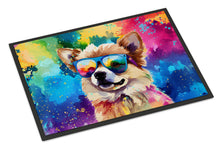 Load image into Gallery viewer, Pomeranian Hippie Dawg Doormat - 18X27 Indoor / Outdoor Rug | Made in USA