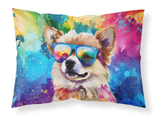 Load image into Gallery viewer, Pomeranian Hippie Dawg Standard Pillowcase – Artistic Decorative Front, White Back