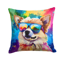 Load image into Gallery viewer, Pomeranian Hippie Dawg Fabric Decorative Pillow