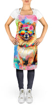 Load image into Gallery viewer, Pomeranian Hippie Dawg Apron – Artist-Designed Kitchen, BBQ &amp; Craft Apron