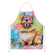 Load image into Gallery viewer, Pomeranian Hippie Dawg Apron – Artist-Designed Kitchen, BBQ &amp; Craft Apron