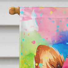 Load image into Gallery viewer, Pomeranian Hippie Dawg House Flag