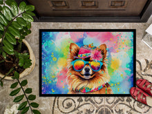 Load image into Gallery viewer, Pomeranian Hippie Dawg Doormat - 24x36 Decorative Floor Mat – Indoor/Outdoor Rug with Artistic Flair