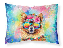 Load image into Gallery viewer, Pomeranian Hippie Dawg Standard Pillowcase – Artistic Decorative Front, White Back