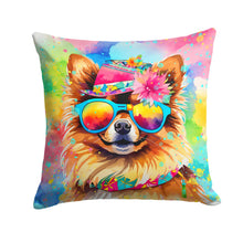 Load image into Gallery viewer, Pomeranian Hippie Dawg Fabric Decorative Pillow