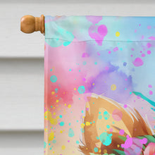 Load image into Gallery viewer, Pomeranian Hippie Dawg House Flag