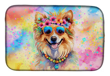 Load image into Gallery viewer, Pomeranian Hippie Dawg Dish Drying Mat