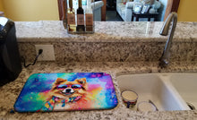 Load image into Gallery viewer, Pomeranian Hippie Dawg Dish Drying Mat