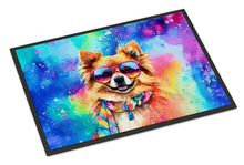 Load image into Gallery viewer, Pomeranian Hippie Dawg Doormat - 24x36 Decorative Floor Mat – Indoor/Outdoor Rug with Artistic Flair