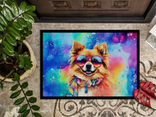 Load image into Gallery viewer, Pomeranian Hippie Dawg Doormat - 18X27 Indoor / Outdoor Rug | Made in USA