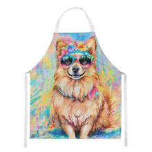 Load image into Gallery viewer, Pomeranian Hippie Dawg Apron – Artist-Designed Kitchen, BBQ &amp; Craft Apron