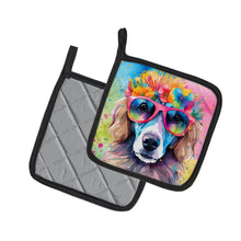 Load image into Gallery viewer, Poodle Hippie Dawg Pot Holders - Set of 2 Decorative Kitchen Helpers | Made in the USA