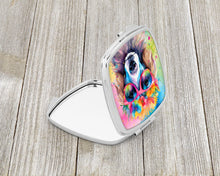 Load image into Gallery viewer, Poodle Hippie Dawg Compact Mirror – Stylish Purse Mirror with Artistic Covers