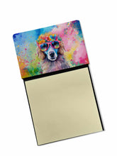 Load image into Gallery viewer, Poodle Hippie Dawg Sticky Note Holder- Refiilable Desk Accessory Note Pad