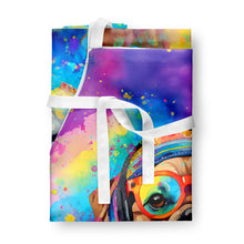 Load image into Gallery viewer, Pug Hippie Dawg Apron – Artist-Designed Kitchen, BBQ &amp; Craft Apron