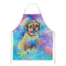 Load image into Gallery viewer, Pug Hippie Dawg Apron – Artist-Designed Kitchen, BBQ &amp; Craft Apron