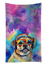 Load image into Gallery viewer, Pug Hippie Dawg Kitchen Towel