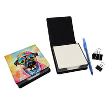 Load image into Gallery viewer, Pug Hippie Dawg PU Leather Note Paper Holder