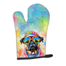 Load image into Gallery viewer, Pug Hippie Dawg Oven Mitt