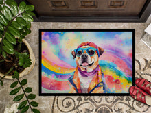 Load image into Gallery viewer, Pug Hippie Dawg Doormat - 18X27 Indoor / Outdoor Rug | Made in USA