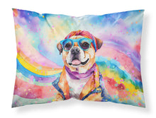 Load image into Gallery viewer, Pug Hippie Dawg Standard Pillowcase – Artistic Decorative Front, White Back