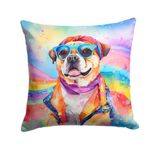 Load image into Gallery viewer, Pug Hippie Dawg Throw Pillow - 14x14 Decorative Pillow – Art for Your Home &amp; Patio
