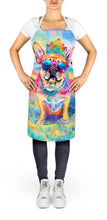 Load image into Gallery viewer, Pug Hippie Dawg Apron – Artist-Designed Kitchen, BBQ &amp; Craft Apron