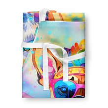 Load image into Gallery viewer, Pug Hippie Dawg Apron – Artist-Designed Kitchen, BBQ &amp; Craft Apron