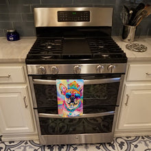Load image into Gallery viewer, Pug Hippie Dawg Kitchen Towel