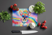 Load image into Gallery viewer, Pug Hippie Dawg Glass Cutting Boards – Durable, Decorative Kitchen Art Large