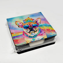 Load image into Gallery viewer, Pug Hippie Dawg PU Leather Note Paper Holder
