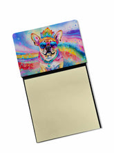 Load image into Gallery viewer, Pug Hippie Dawg Sticky Note Holder- Refiilable Desk Accessory Note Pad