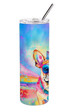 Load image into Gallery viewer, Pug Hippie Dawg Stainless Steel Skinny Tumbler