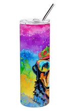 Load image into Gallery viewer, Rottweiler Hippie Dawg Stainless Steel Skinny Tumbler