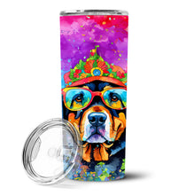 Load image into Gallery viewer, Rottweiler Hippie Dawg Stainless Steel Skinny Tumbler