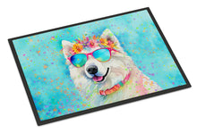 Load image into Gallery viewer, Samoyed Hippie Dawg Doormat - 18X27 Indoor / Outdoor Rug | Made in USA