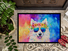 Load image into Gallery viewer, Samoyed Hippie Dawg Doormat - 18X27 Indoor / Outdoor Rug | Made in USA