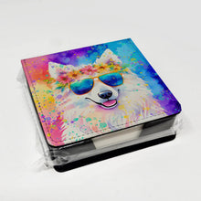 Load image into Gallery viewer, Samoyed Hippie Dawg PU Leather Note Paper Holder