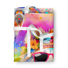 Load image into Gallery viewer, Samoyed Hippie Dawg Apron – Artist-Designed Kitchen, BBQ &amp; Craft Apron