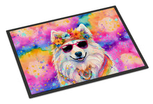 Load image into Gallery viewer, Samoyed Hippie Dawg Doormat - 24x36 Decorative Floor Mat – Indoor/Outdoor Rug with Artistic Flair