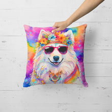 Load image into Gallery viewer, Samoyed Hippie Dawg Fabric Decorative Pillow