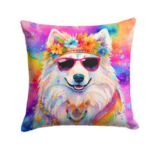 Load image into Gallery viewer, Samoyed Hippie Dawg Fabric Decorative Pillow