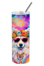 Load image into Gallery viewer, Samoyed Hippie Dawg Stainless Steel Skinny Tumbler