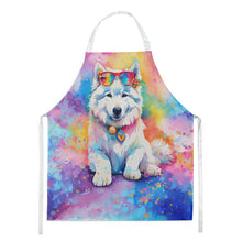 Load image into Gallery viewer, Samoyed Hippie Dawg Apron – Artist-Designed Kitchen, BBQ &amp; Craft Apron