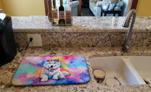 Load image into Gallery viewer, Samoyed Hippie Dawg Dish Drying Mat