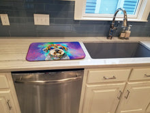 Load image into Gallery viewer, Schnauzer Hippie Dawg Dish Drying Mat