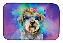 Load image into Gallery viewer, Schnauzer Hippie Dawg Dish Drying Mat