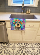Load image into Gallery viewer, Schnauzer Hippie Dawg Kitchen Towel